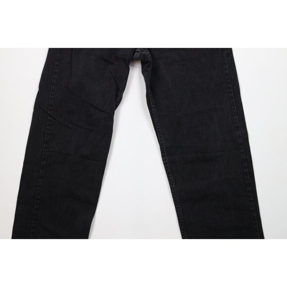 Vintage Y2K 2000 Levis 550 Mens 29x30 Faded Relaxed Fit Denim Jeans Black Cotton - Picture 3 of 14